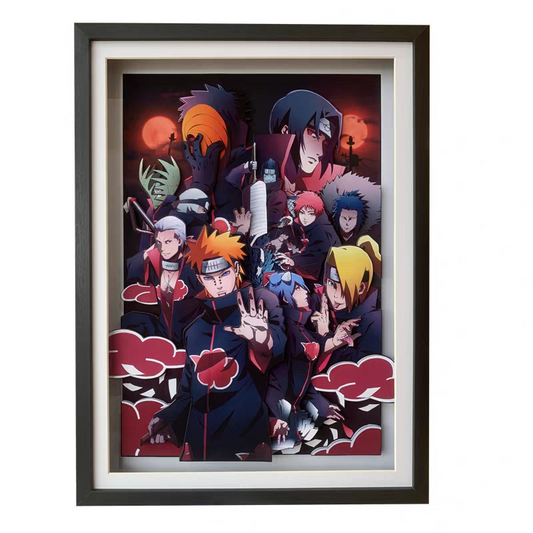 Naruto: Akatsuki 3D Stereoscopic Painting
