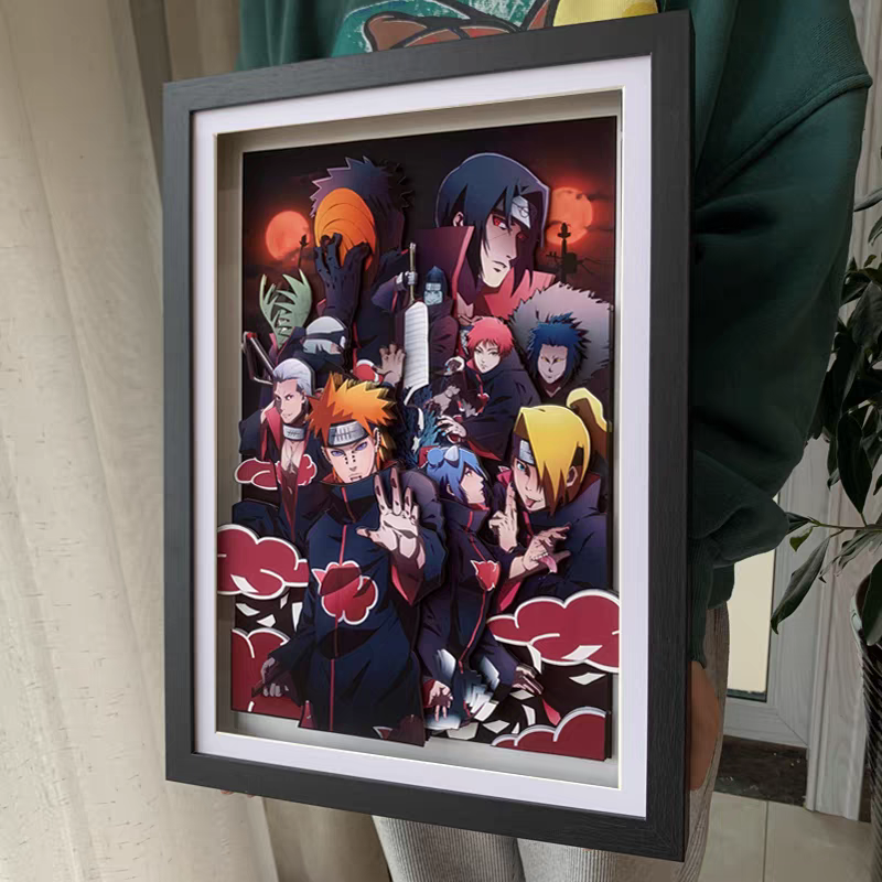 Naruto: Akatsuki 3D Stereoscopic Painting
