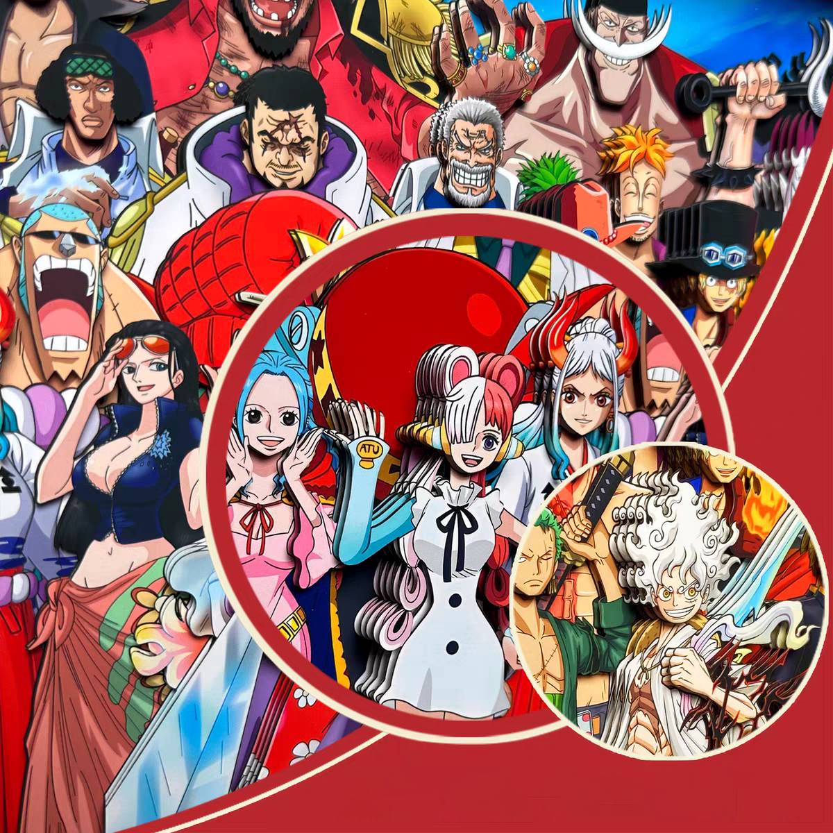 One Piece 3D Stereoscopic Painting