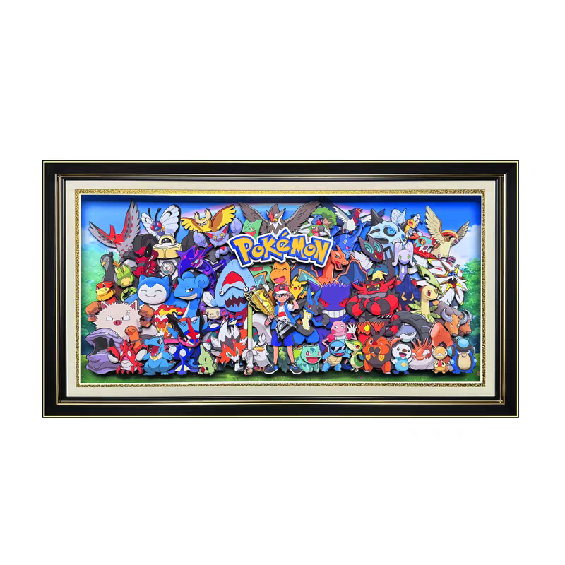Pokemon 3D Stereoscopic Painting