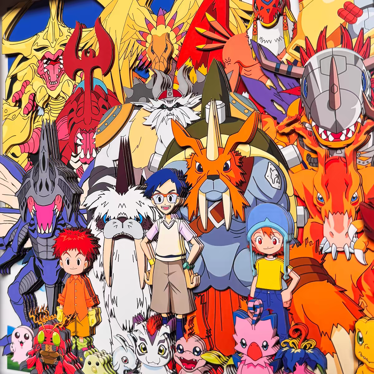 Digimon 3D Stereoscopic Painting