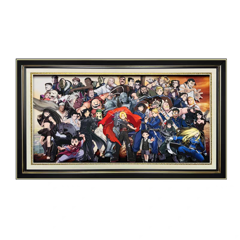 Full Metal Alchemist 3D Stereoscopic Painting