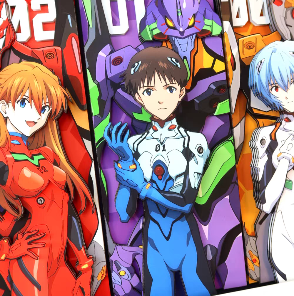 Neon Genesis Evangelion 3D Stereoscopic Painting