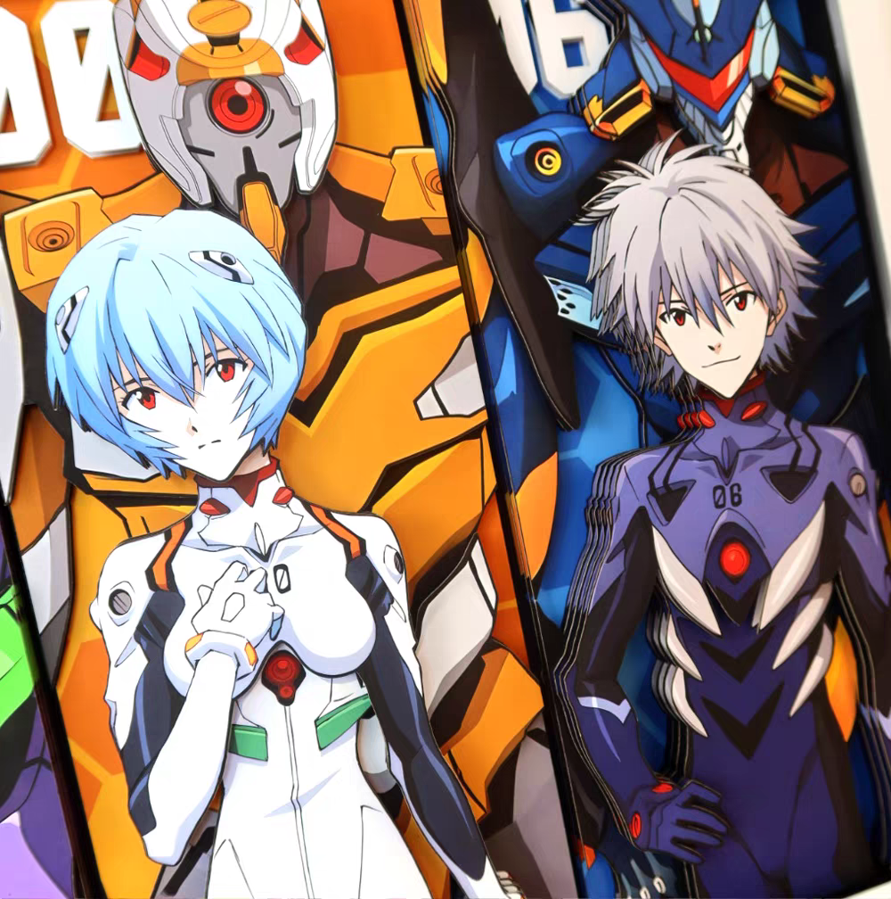 Neon Genesis Evangelion 3D Stereoscopic Painting
