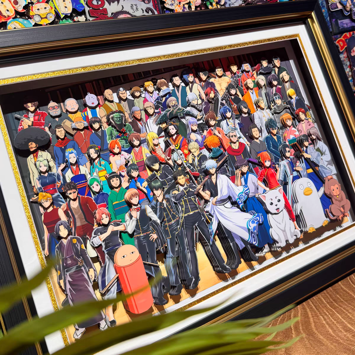 Gintama 3D Stereoscopic Painting