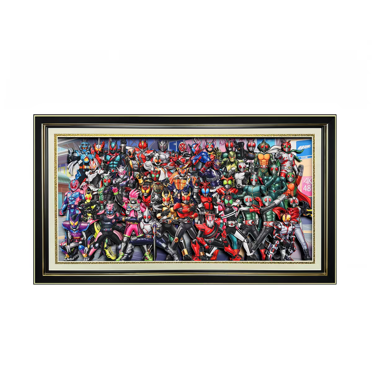 Kamen Rider 3d Stereoscopic Painting
