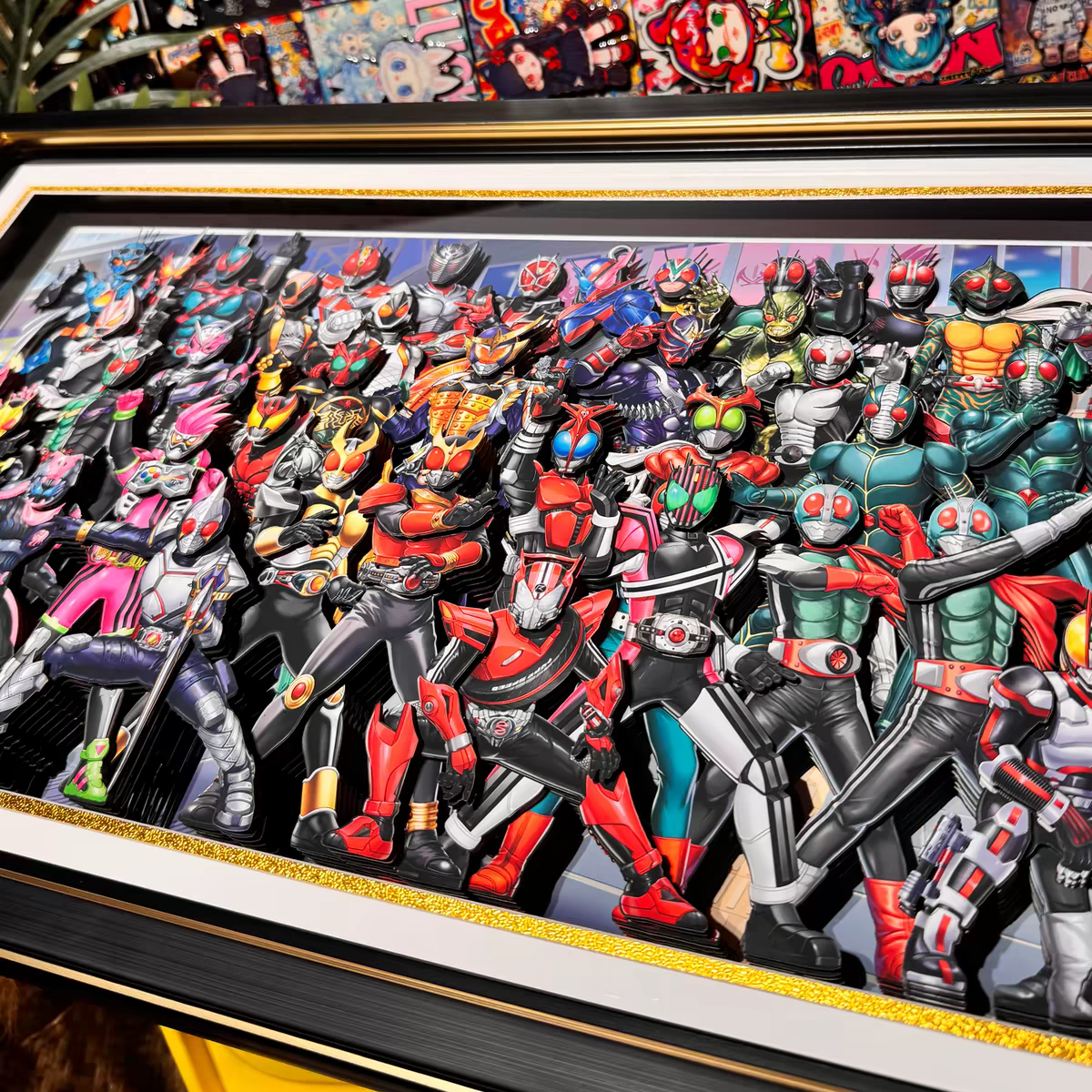 Kamen Rider 3d Stereoscopic Painting