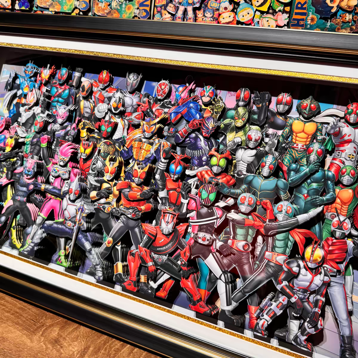 Kamen Rider 3d Stereoscopic Painting