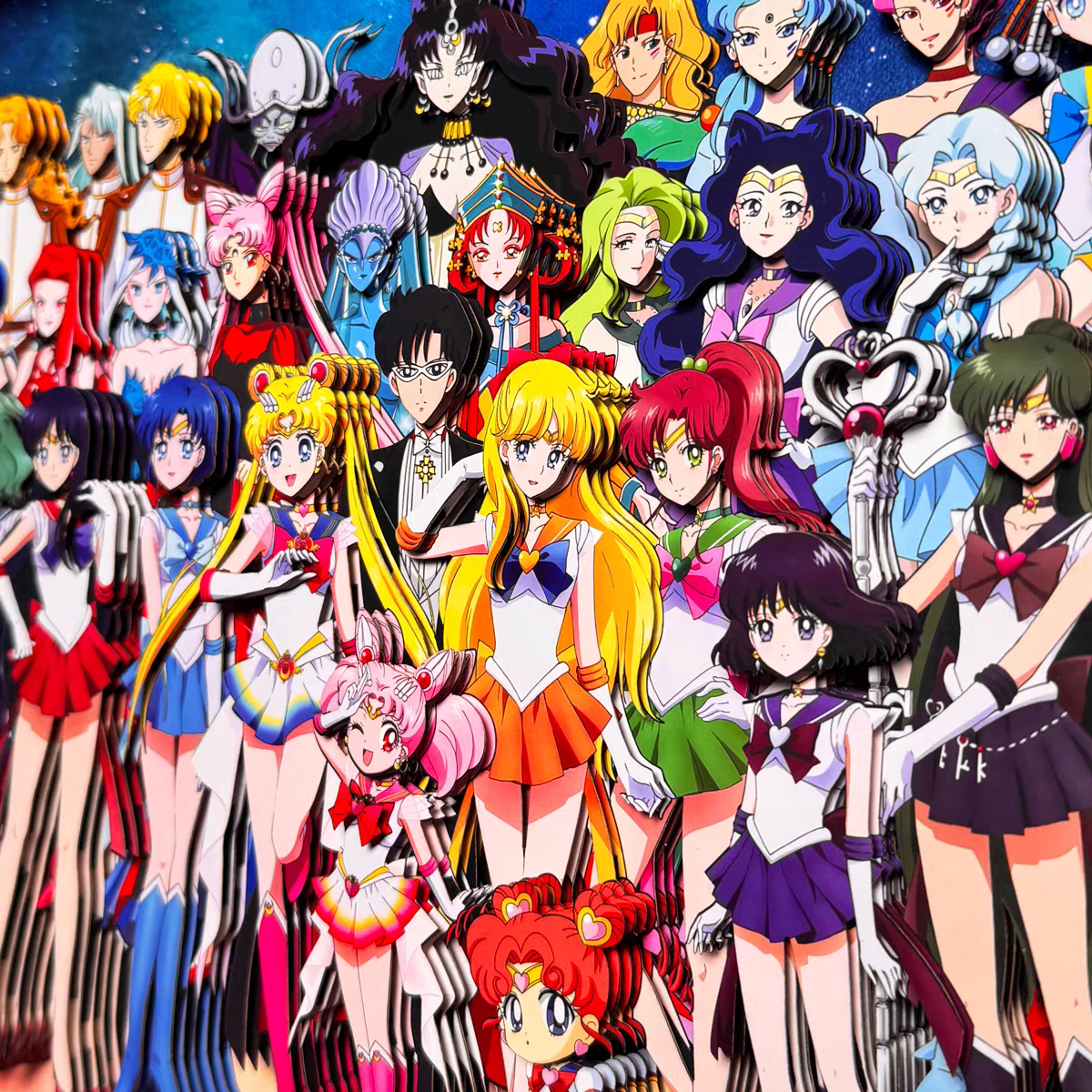 Sailor Moon 3D Stereoscopic Painting