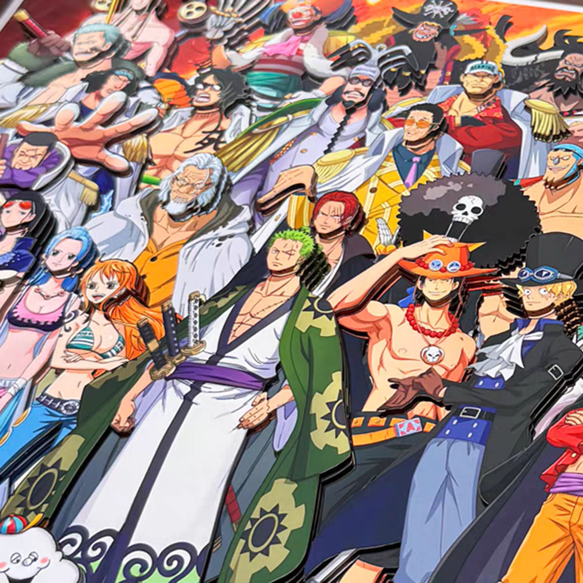 One Piece 3D Stereoscopic Painting
