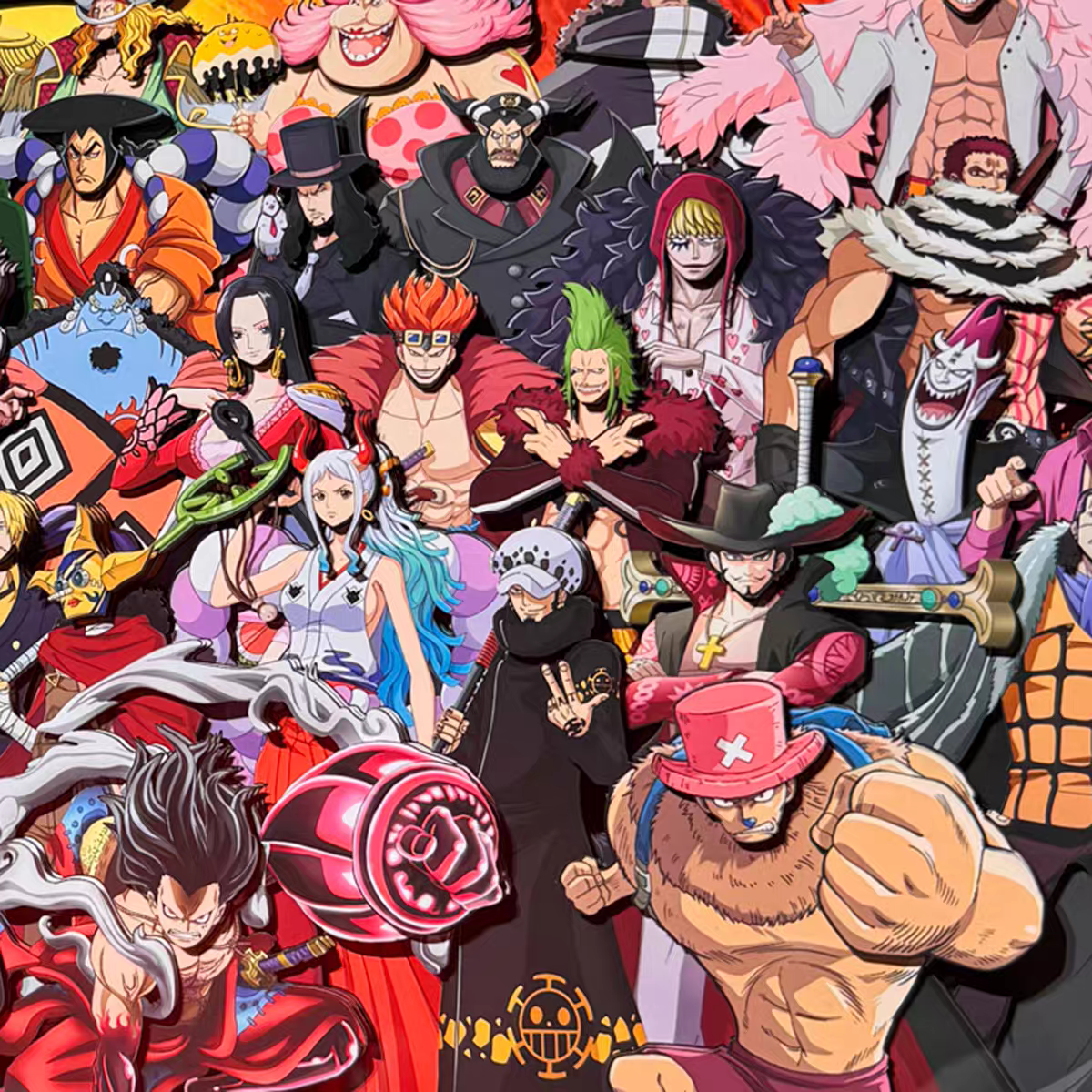 One Piece 3D Stereoscopic Painting