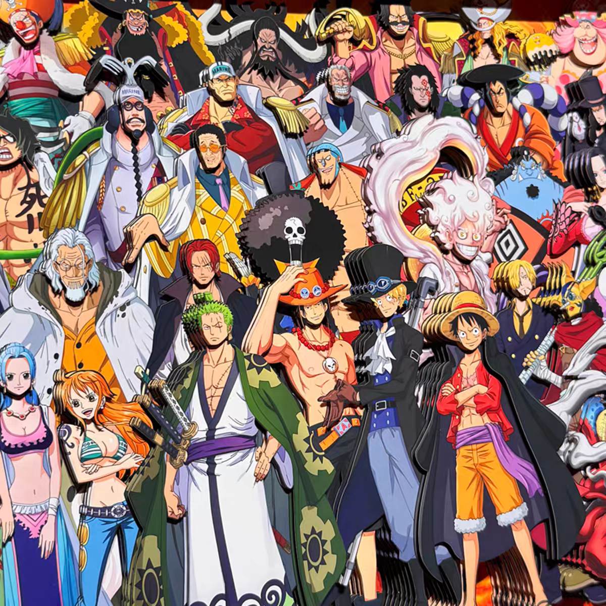 One Piece 3D Stereoscopic Painting