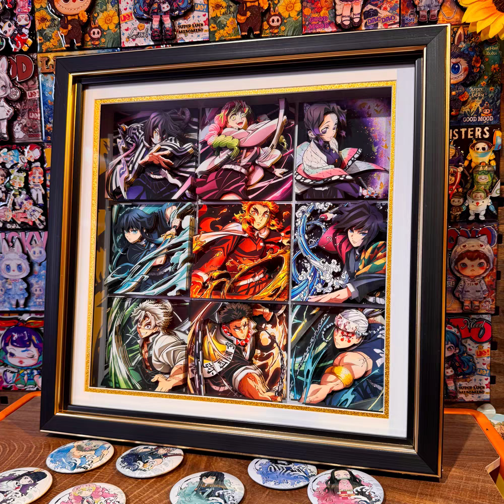 Demon Slayer: The 9 Hashira 3D Stereoscopic Painting
