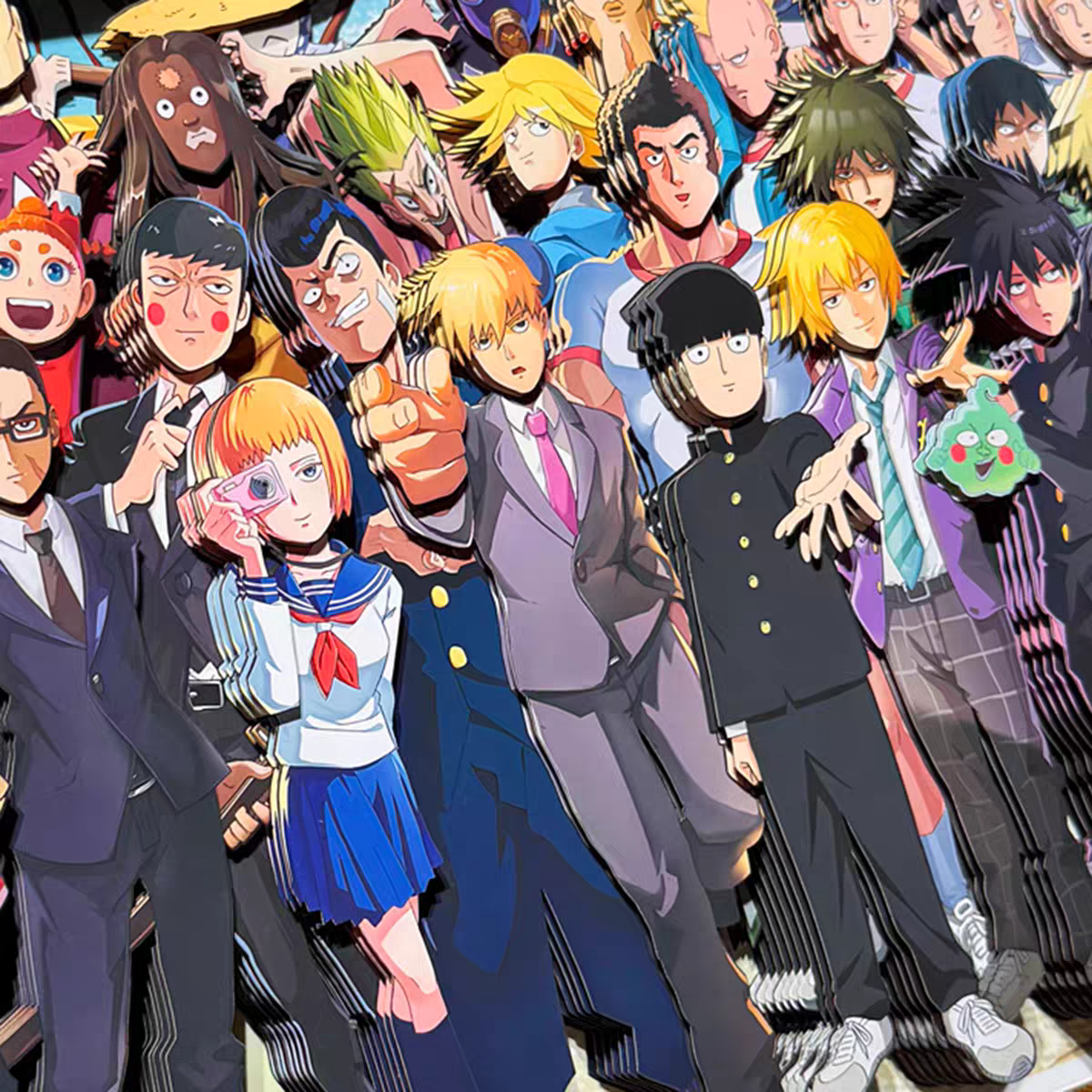 Mob Psycho 100 3D Stereoscopic Painting